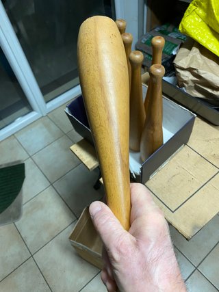 8 Mazze da Giocoliere in Legno
