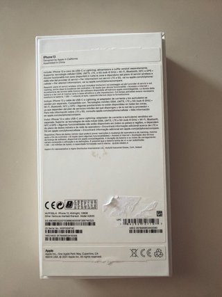 iPhone 13 128GB Negro Batería Nueva