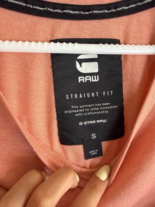 Camiseta coral G-Star RAW - talla S