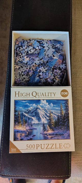 Puzzle 500 Piezas Paisaje Montaña Invierno
