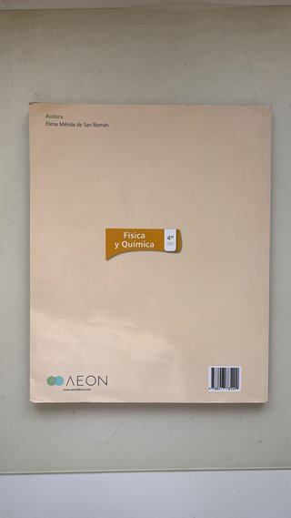 Libro de Física y Química, 4 ESO. Aeon