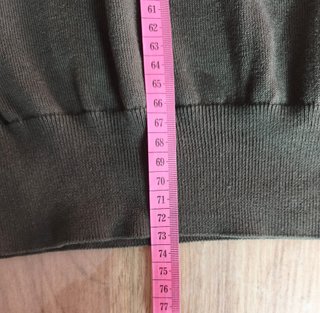 BOSS Hugo Boss Khaki Green Crew Neck Knit Jumper –