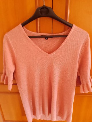 Jersey rosa manga corta