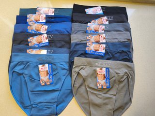 12 Calzoncillos STV Slip Talla S Licra