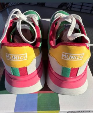 Zapatillas Munich Verdes y Rosas Talla 44