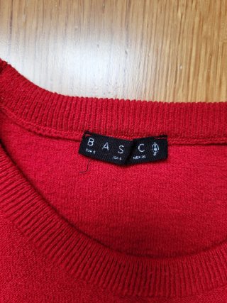 Jersey Rojo Stradivarius Talla S