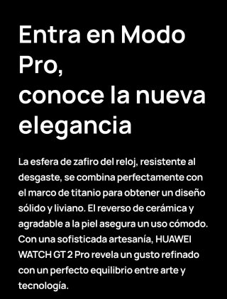 Huawei Watch GT 2 Pro Negro/Plateado