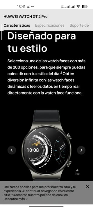 Huawei Watch GT 2 Pro Negro/Plateado