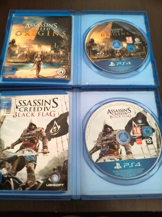 Pack PS4: Assassin's Creed IV y Origins