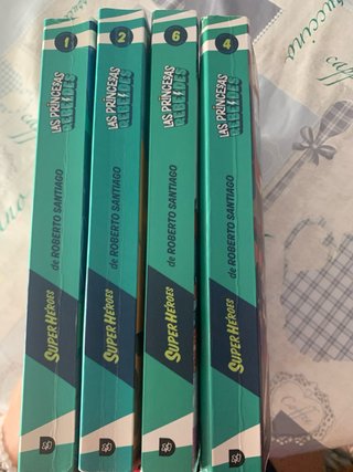 Lote 4 libros Las princesas rebeldes