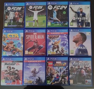 Lote 12 Juegos PS4: FIFA, Spider-Man, Horizon