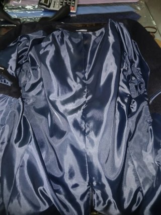 Cappotto uomo nero taglia 58 nuovo