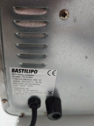 Horno Tostador Bastilipo