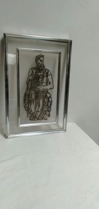 Cuadro Moisés Metal y Cristal