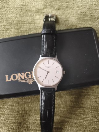 Reloj Longines Automático Esfera Blanca