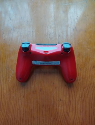 Mando PS4 Rojo - Excelente Estado y Precisión