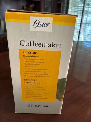 Cafetera Oster CM-602 sin estrenar