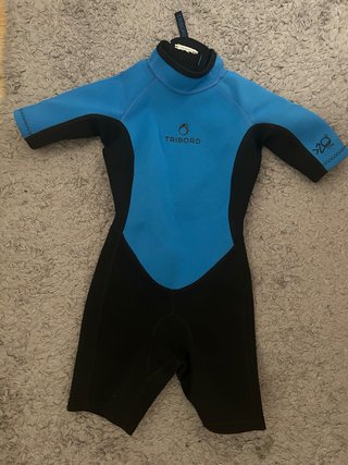 Neopreno Tribord azul y negro 2-3 años