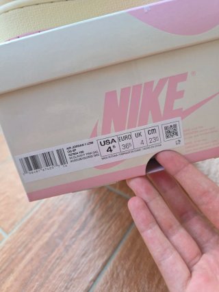 Jordan 1 Low Travis Scott Shy Pink 36.5