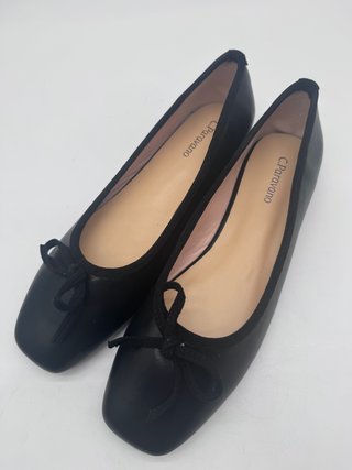 Bailarinas C.Paravano negras, talla 38.5