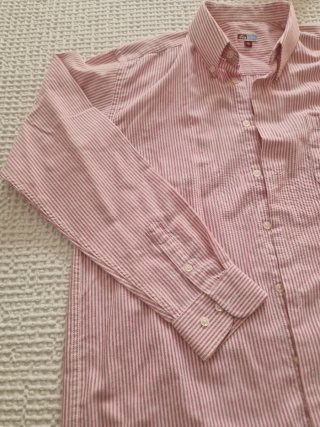 Camisa The First rayas rosa talla 16