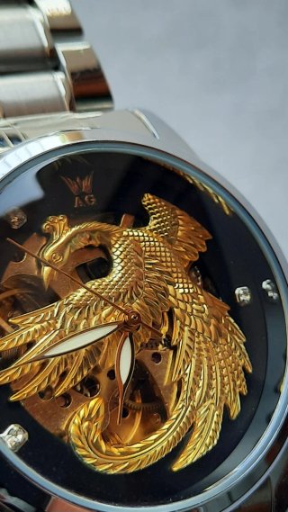 Orologio Uomo Automatico AG Fenice Oro Blu