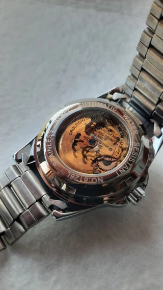 Orologio Uomo Automatico AG Fenice Oro Blu