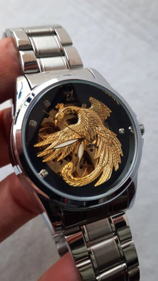 Orologio Uomo Automatico AG Fenice Oro Blu