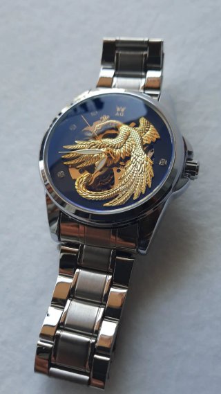 Orologio Uomo Automatico AG Fenice Oro Blu