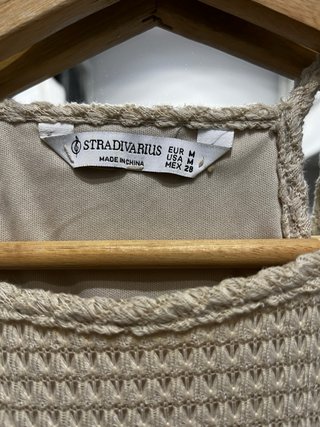 Vestido largo beige de verano