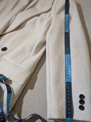 Cappottino / Blazer doppiopetto OVS panna - Tg. S