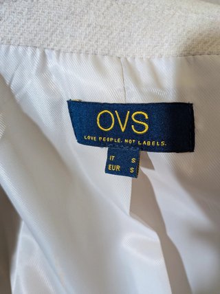 Cappottino / Blazer doppiopetto OVS panna - Tg. S