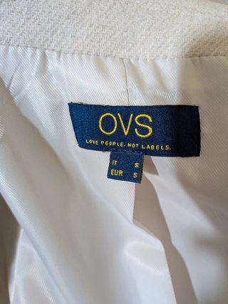Cappottino / Blazer doppiopetto OVS panna - Tg. S