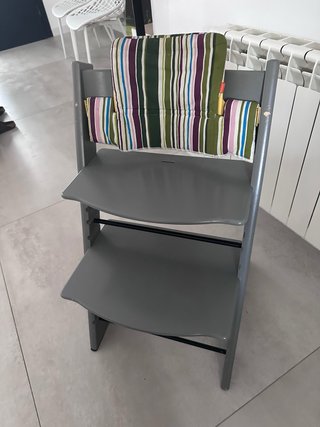 Trona Stokke Tripp Trapp Gris silla