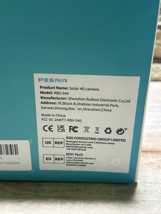 Cámara Solar 4G LTE Exterior 2K PIR