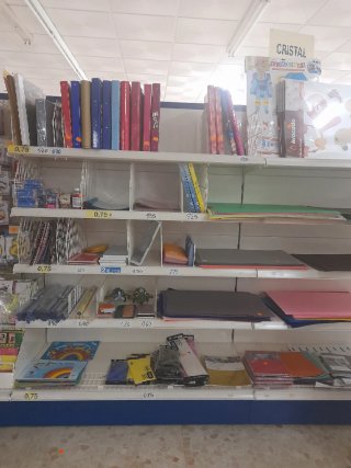 Lote Papelería: Vinilos, Cartulinas, Bloc, Carpeta