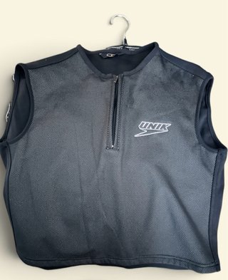 Chaqueta mujer de moto verano azul y negra.Talla M