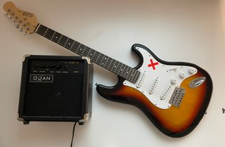 Guitarra Eléctrica OQAN Sunburst