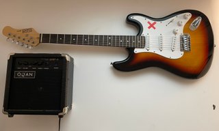 Guitarra Eléctrica OQAN Sunburst