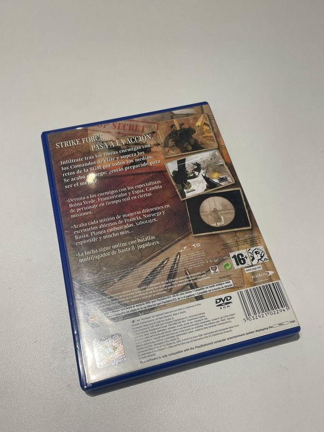 PlayStation 2 Commandos Strike Force PAL