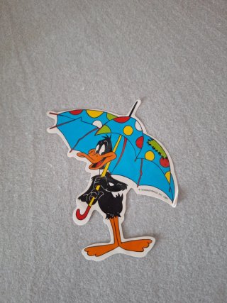 Pegatina Pato Lucas Vintage Warner Bros 1987