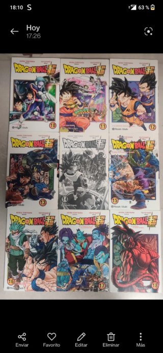Tomos Dragón Ball Super