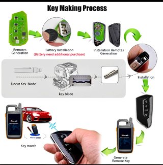 Llave Inteligente Universal Xhorse XSGA80EN VW