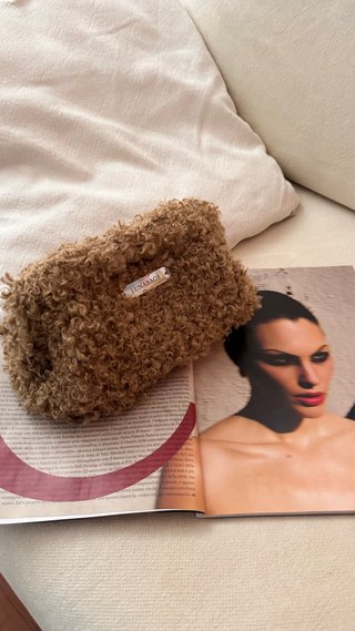 Clutch Invernali LUNABAGS Grigia e Marrone