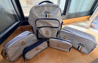 Pack artículos escolares Real Madrid