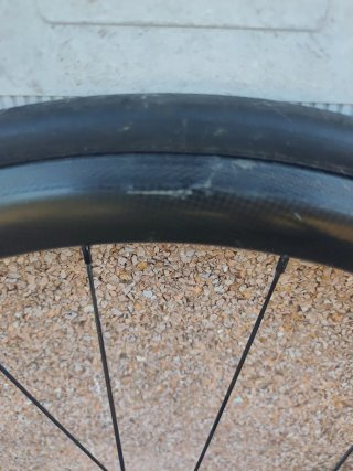 Ruedas de carretera de carbono perfil 38