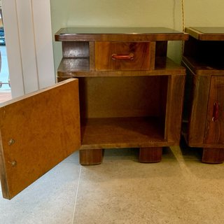 Coppia comodini Art Déco
