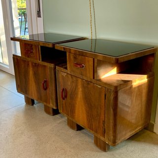 Coppia comodini Art Déco
