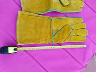 Guantes de cetrería y urones de material