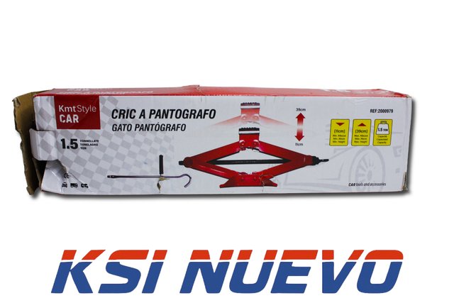 GATO DE COCHE TIJERA 1.5 TONELADAS KMT 74476